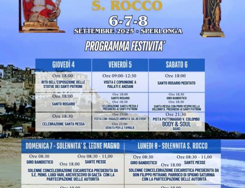 Festa Patronale di Sperlonga 2025: il programma completo in onore di San Leone Magno e San Rocco